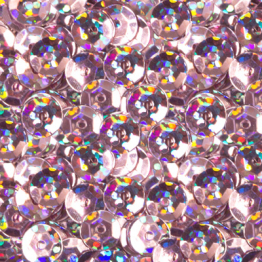 Пайетки круглые голографик с гранями 6мм (сиреневый светлый) 10гр ZL №12