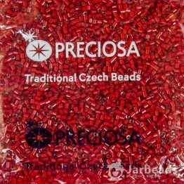 Рубка PRECIOSA 10/0 50гр красный с крашеной серединкой 141079