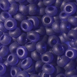 Бисер чешский PRECIOSA 10/0 (50гр) 1сорт синий темный прозрачный матовый 30100m