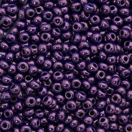 Бисер чешский PRECIOSA 10/0 (50гр) 1сорт фиолетовый керамика блестящая 33062
