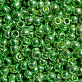 Бисер PRECIOSA 10/0 (15гр) 2сорт металлик зеленый арт.18556