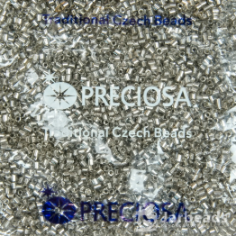 Рубка PRECIOSA 9/0 50гр серебро темное огонек 47010