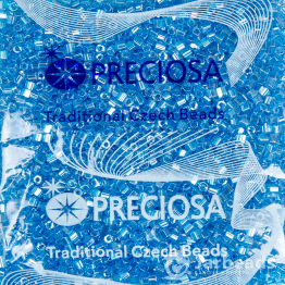 Рубка PRECIOSA 10/0 50гр голубой блестящий 141068