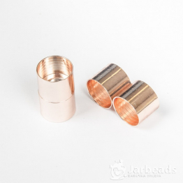 Замочек магнитный для жгута вн.d.12мм (розовое золото)
