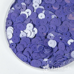 Пайетки круглые перламутр 6мм (темно фиолетовый) 10гр ZF-25 №017