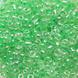 Бисер китайский 12/0 (500гр) зеленый прозрачный блестящий арт.2207