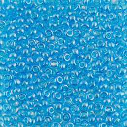 Бисер чешский PRECIOSA 10/0 (50гр) 1сорт голубой прозрачный блестящий 66030