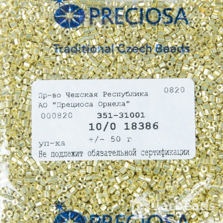 Рубка PRECIOSA 10 50гр золотой металлик 18386