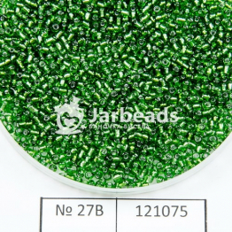 Бисер китайский 12/0 (450гр) зеленый темный огонек арт.27B