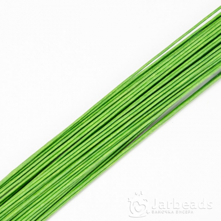 Проволока флористическая d1мм, длина 40cм зеленый 