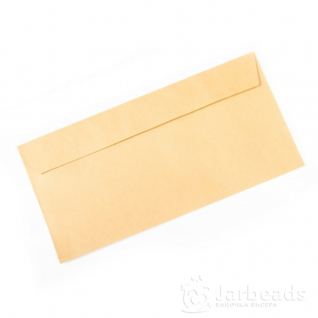 Крафт конверт с клеевым клапаном 11x22см