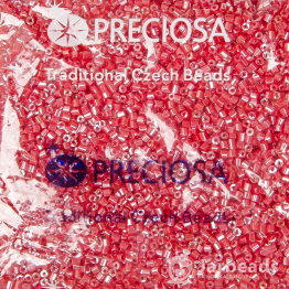 Рубка PRECIOSA 10/0 50гр красный блестящий 98190