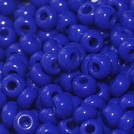 Бисер чешский PRECIOSA 8/0 (50гр) синий темный керамика 33060