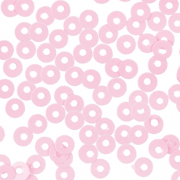 Пайетки круглые глянцевые 3мм (розовый бледный) 10гр ZF-09/1 №07